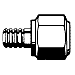 QICK/SERT II FITTINGS-FLARE SWIVEL CONNECTORS